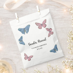 Sachets En Papier Garçon ou fille. Révélation du sexe