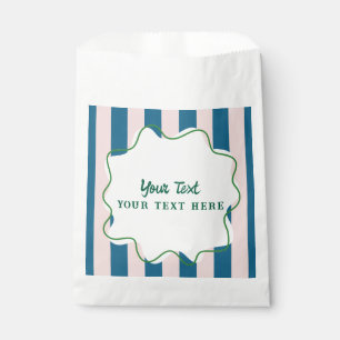 Sachets En Papier Garçons Cool Moderne Rayures Colorées Fête d'anniv