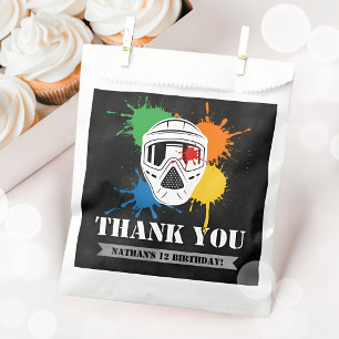 Sachets En Papier Garçons Paintball coloré Anniversaire Fête Favoris