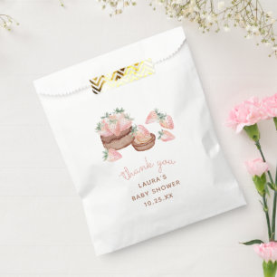 Sachets En Papier Gâteau au chocolat aux fraises Berry Baby shower s