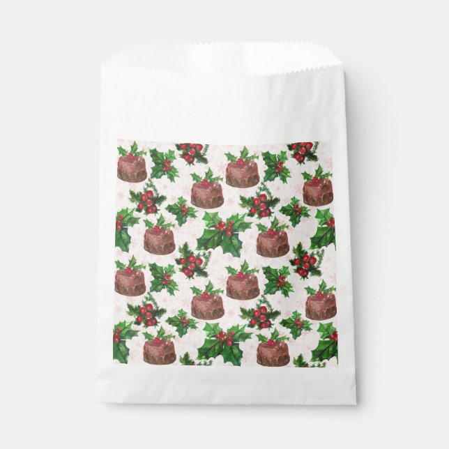 Sachets En Papier gâteau de Noël (Devant)
