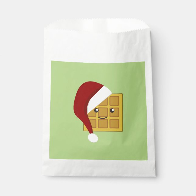 Sachets En Papier gaufre de Noël (Devant)