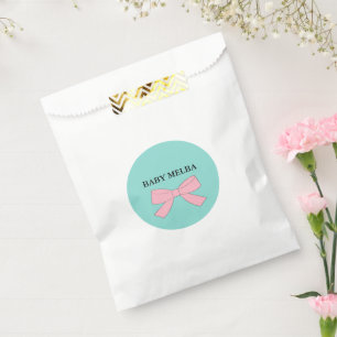 Sachets En Papier Gender Reveal Pink & Blue Shower Party