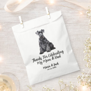 Sachets En Papier Giant Schnauzer Full Color Pet Mariage