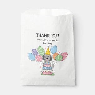 Sachets En Papier Goldendoodle Anniversaire Merci Favoriser Sac