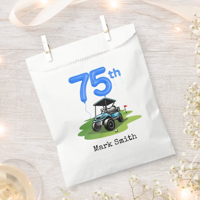 Sachets En Papier Golf 75e anniversaire à Golfer (Coupé)