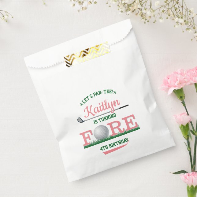 Sachets En Papier Golf PAR-TEE 4e anniversaire (Scellé)