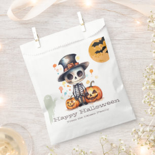 Sachets En Papier Goule au chapeau haut Forme pleine lune Chauves-so