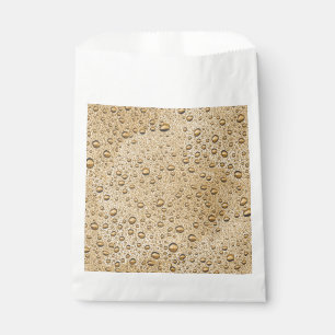 Sachets En Papier gouttelettes d'eau d'or