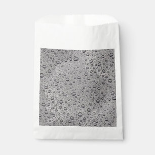 Sachets En Papier gouttelettes d'eau gris