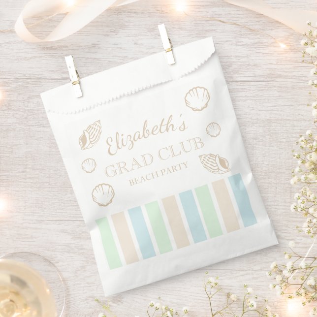 Sachets En Papier Grad Club Beach Party (Coupé)