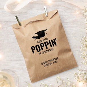 Sachets En Papier Graduation Party Popcorn Cookie Classe de 2024