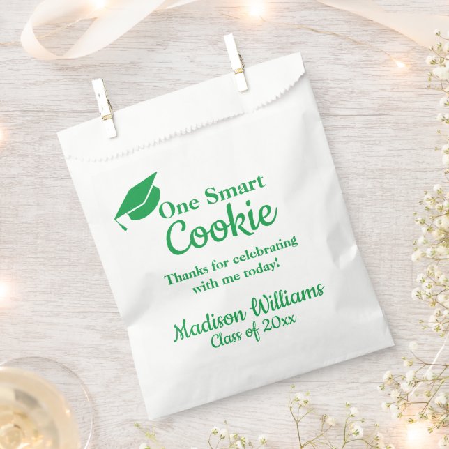 Sachets En Papier Graduation Un Cookie Intelligent Pour aller Traite (Coupé)