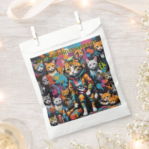Sachets En Papier Graffiti Legend Street Cat Ajouter un nom Annivers