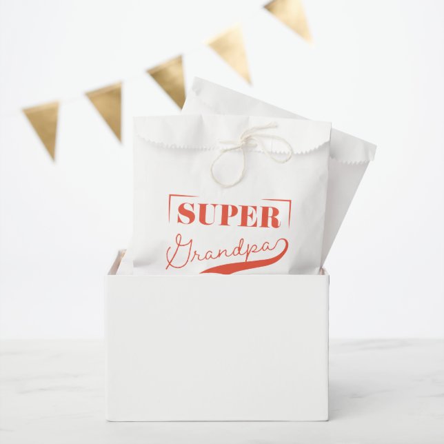 Sachets En Papier Grand-père (Fête)