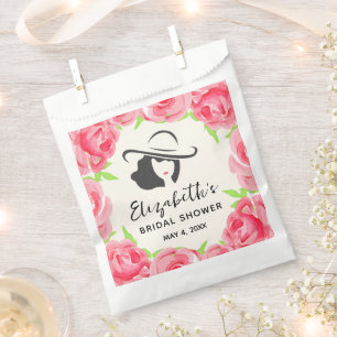 Sachets En Papier Grande Casquette Rose Derby Fête des mariées