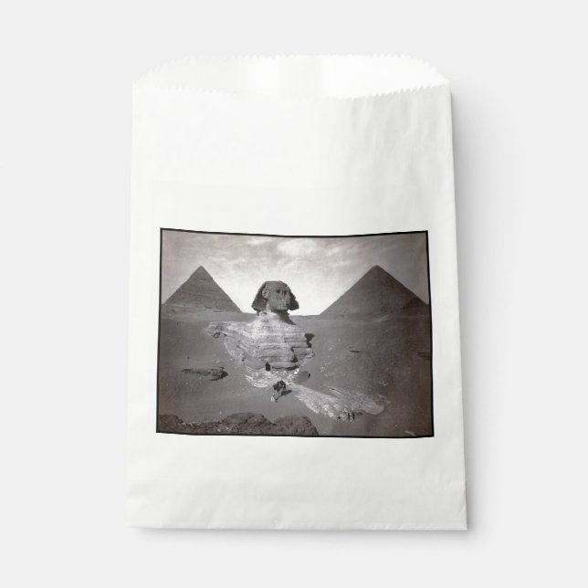 Sachets En Papier Grande Sphinx & Nécropole des pyramides de Gizeh É (Devant)