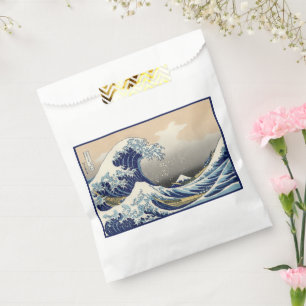 Sachets En Papier Grande Vague au large de Kanagawa & Mont Fuji Mer 