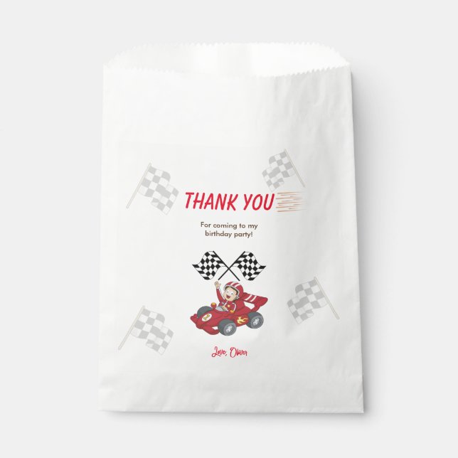 Sachets En Papier Grossissant deux jeûnes 2e anniversaire (Devant)