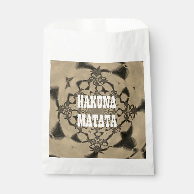 Sachets En Papier Hakuna Matata (Devant)