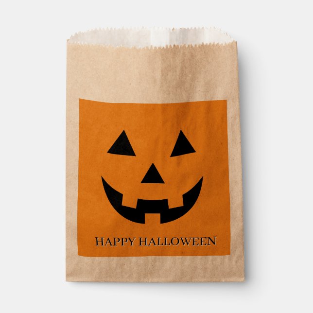 Sachets En Papier Halloween  (Devant)