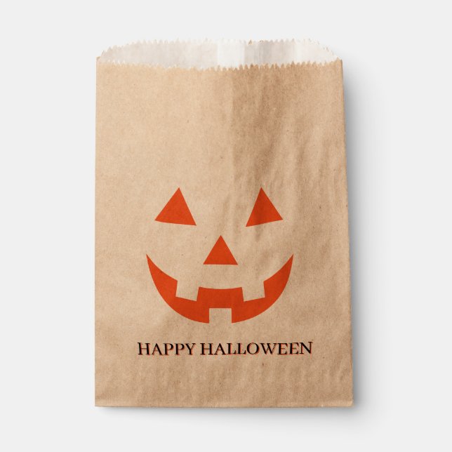 Sachets En Papier Halloween  (Devant)
