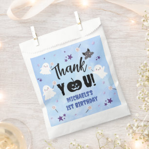 Sachets En Papier Halloween 1er Anniversaire Fête Boy Blue Cute Éffr