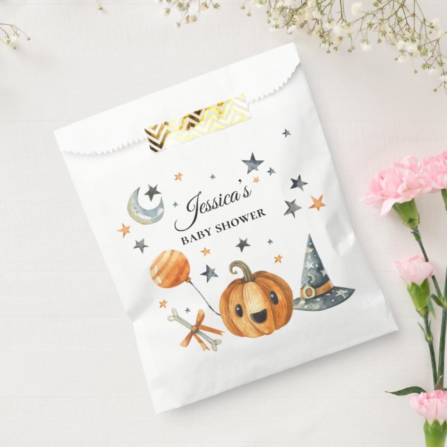 Sachets En Papier Halloween Baby shower Little Boo Favoriser les sac (Scellé)