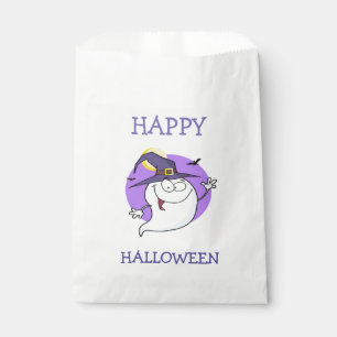 Sachets En Papier Halloween Blanc Favoriser Sacs/Fantôme