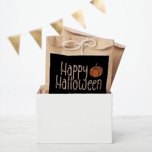 Sachets En Papier Halloween crâne festif personnalisé