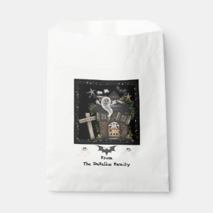 Sachets En Papier Halloween - Cute Haunted Ghost House (2)