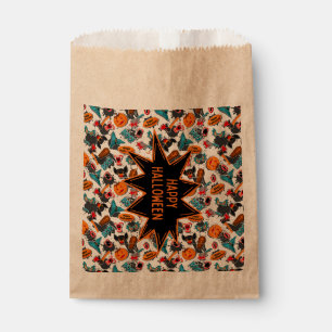 Sachets En Papier Halloween de la bande dessinée rétro