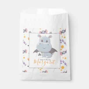 Sachets En Papier Halloween Hippopotamus Little Boo Baby shower