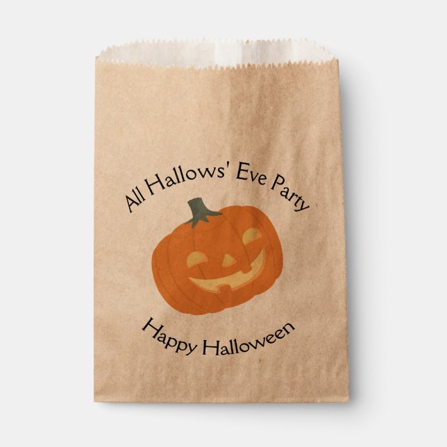 Sachets En Papier Halloween Lil Jak personnalisé Favoriser le sac (Devant)