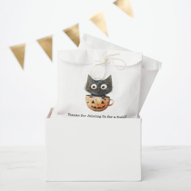 Sachets En Papier Halloween Merci Spell (Fête)