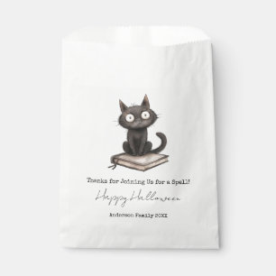 Sachets En Papier Halloween Merci Spell Chat Famille