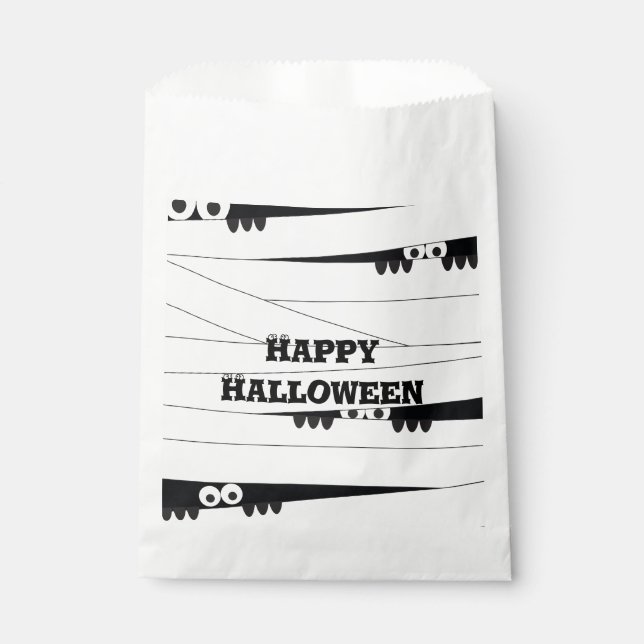 Sachets En Papier Halloween Peeking maman (Devant)