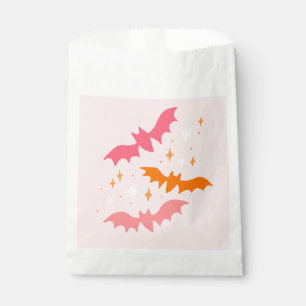 Sachets En Papier Halloween Pink Bats