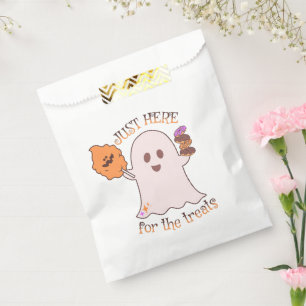 Sachets En Papier Halloween Traite Ghost et Sweets Party
