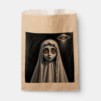 Sachets En Papier Halloween Treat Bag Ghost avec UFO