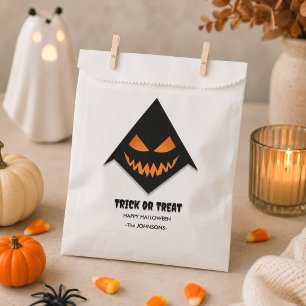 Sachets En Papier Halloween Trick or Treat – Visage Effrayant Person