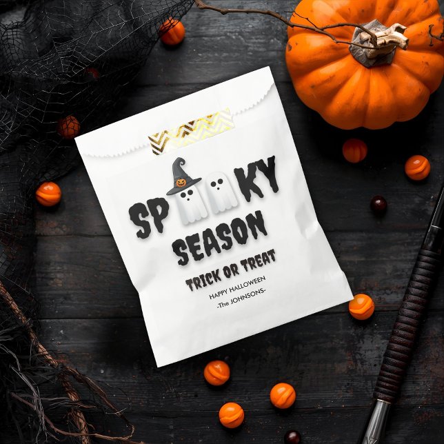 Sachets En Papier Halloween Trick ou Treat - Fantômes de saison Éffr (Créateur téléchargé)