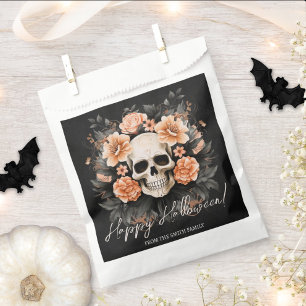 Sachets En Papier Halloween Vintage floral personnalisé