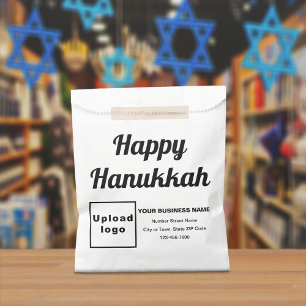 Sachets En Papier Hanukkah   Marque commerciale   Sac en papier blan