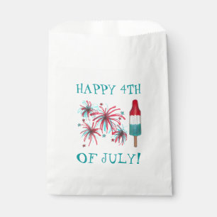 Sachets En Papier Happy 4 juillet Rocket Pop Fireworks USA
