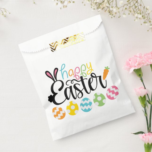 Sachets En Papier Happy Easter Eggs (Scellé)