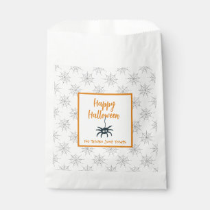 Sachets En Papier Happy Halloween araignée cobweb pas de truc juste