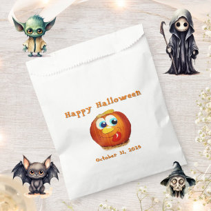 Sachets En Papier Happy Halloween goofy Jack-O-Lantern
