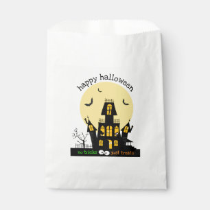 Sachets En Papier Happy Halloween Haunted House Flying Bats