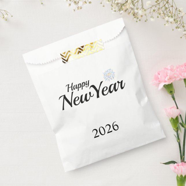 Sachets En Papier Happy New Year Custom Present (Scellé)